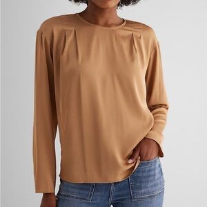 Express satin blouse.